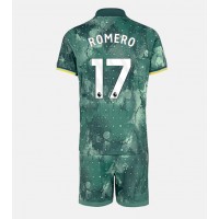 Dres Tottenham Hotspur Cristian Romero #17 Tretina pre deti 2024-25 Krátky Rukáv (+ trenírky)